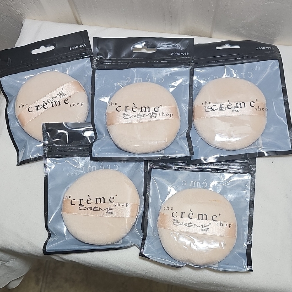 The Crème Shop Beige Makeup Puffs